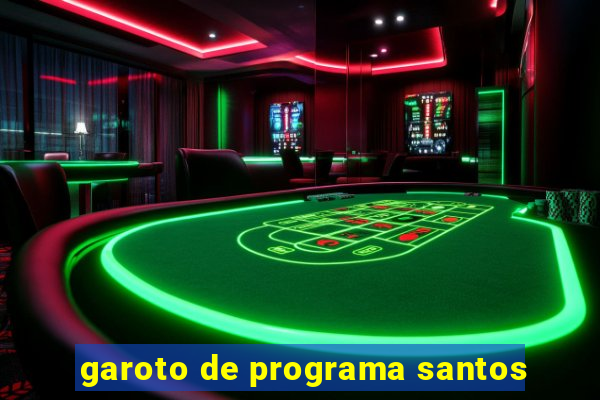 garoto de programa santos